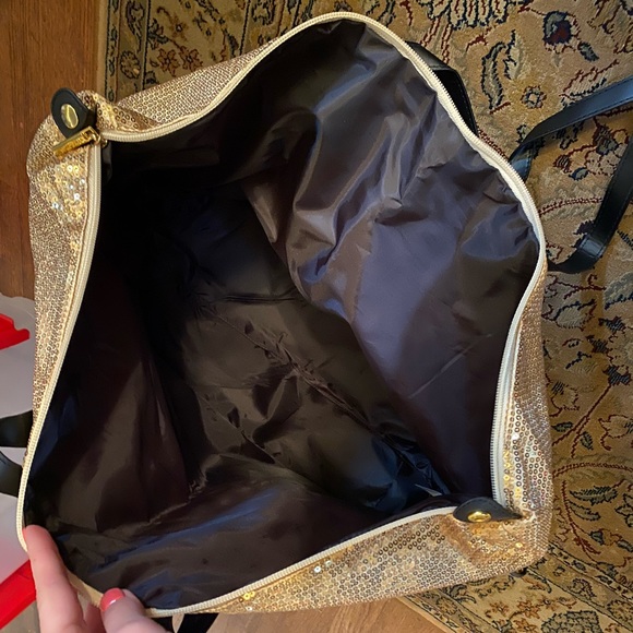 Black and gold Nine West tote bag - Picture 2 of 3